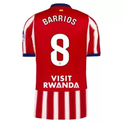 Camiseta Atlético Madrid Barrios 8 Hombre Primera 26/27 Camiseta Atlético Madrid Barrios 8 Hombre Primera 26/27
