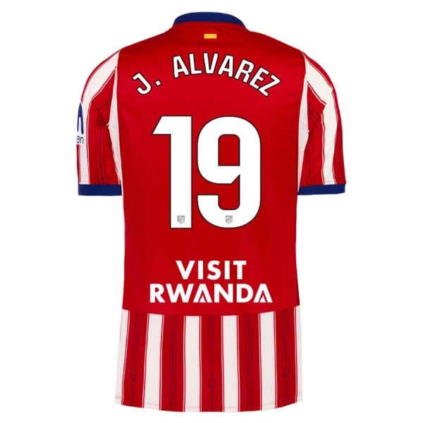 Camiseta Atlético Madrid J. Alvarez 19 Hombre Primera 26/27 Camiseta Atlético Madrid J. Alvarez 19 Hombre Primera 26/27