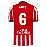 Camiseta Atlético Madrid Koke 6 Hombre Primera 26/27