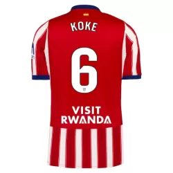 Camiseta Atlético Madrid Koke 6 Hombre Primera 26/27 Camiseta Atlético Madrid Koke 6 Hombre Primera 26/27