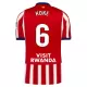 Camiseta Atlético Madrid Koke 6 Hombre Primera 26/27 Camiseta Atlético Madrid Koke 6 Hombre Primera 26/27