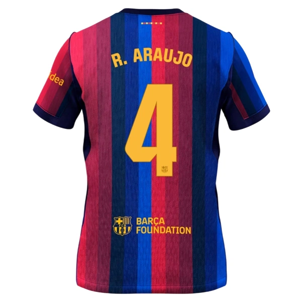 Camiseta FC Barcelona R. Araujo 4 Hombre Primera 26/27 Camiseta FC Barcelona R. Araujo 4 Hombre Primera 26/27