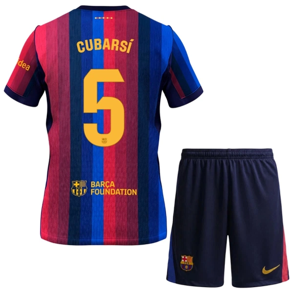 Conjunto FC Barcelona Cubarsi 5 Niño Primera 26/27 Conjunto FC Barcelona Cubarsi 5 Niño Primera 26/27
