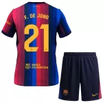 Conjunto FC Barcelona Frenkie de Jong 21 Niño Primera 26/27
