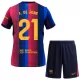 Conjunto FC Barcelona Frenkie de Jong 21 Niño Primera 26/27 Conjunto FC Barcelona Frenkie de Jong 21 Niño Primera 26/27