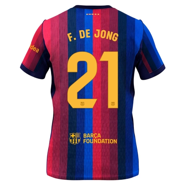 Conjunto FC Barcelona Frenkie de Jong 21 Niño Primera 26/27