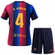 Conjunto FC Barcelona R. Araujo 4 Niño Primera 26/27 Conjunto FC Barcelona R. Araujo 4 Niño Primera 26/27