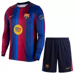 Conjunto Manga Larga FC Barcelona Niño Primera 26/27