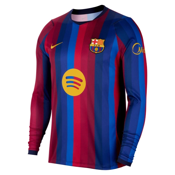 Conjunto Manga Larga FC Barcelona Niño Primera 26/27