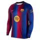 Conjunto Manga Larga FC Barcelona Niño Primera 26/27