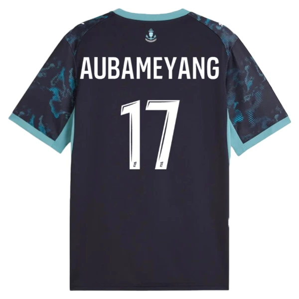 Camiseta Olympique de Marseille Aubameyang 17 Hombre Segunda 26/27 Camiseta Olympique de Marseille Aubameyang 17 Hombre Segunda 26/27