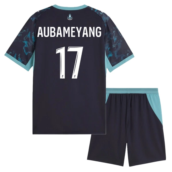 Conjunto Olympique de Marseille Aubameyang 17 Niño Segunda 26/27 Conjunto Olympique de Marseille Aubameyang 17 Niño Segunda 26/27