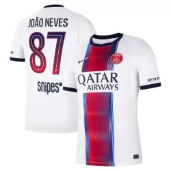 Camiseta Paris Saint-Germain Joao Neves 87 Hombre Segunda 26/27 Camiseta Paris Saint-Germain Joao Neves 87 Hombre Segunda 26/27