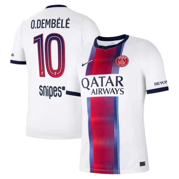 Camiseta Paris Saint-Germain O. Dembele 10 Hombre Segunda 26/27 Camiseta Paris Saint-Germain O. Dembele 10 Hombre Segunda 26/27