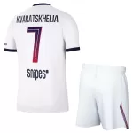 Conjunto Paris Saint-Germain Kvaratskhelia 7 Niño Segunda 26/27