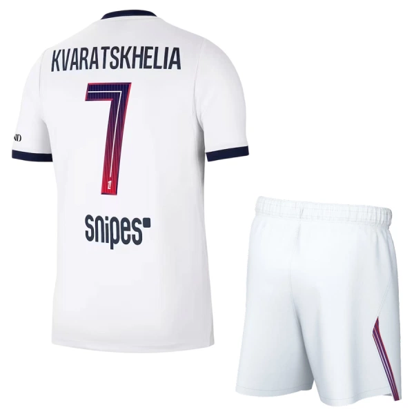 Conjunto Paris Saint-Germain Kvaratskhelia 7 Niño Segunda 26/27 Conjunto Paris Saint-Germain Kvaratskhelia 7 Niño Segunda 26/27
