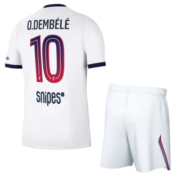 Conjunto Paris Saint-Germain O. Dembele 10 Niño Segunda 26/27 Conjunto Paris Saint-Germain O. Dembele 10 Niño Segunda 26/27