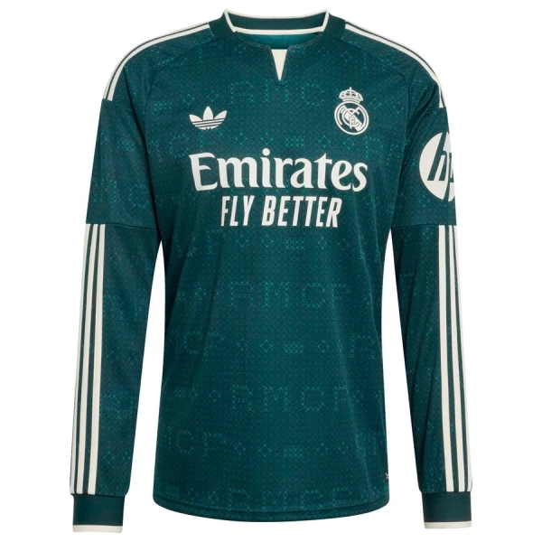 Camiseta Manga Larga Real Madrid Hombre Segunda 26/27 Camiseta Manga Larga Real Madrid Hombre Segunda 26/27