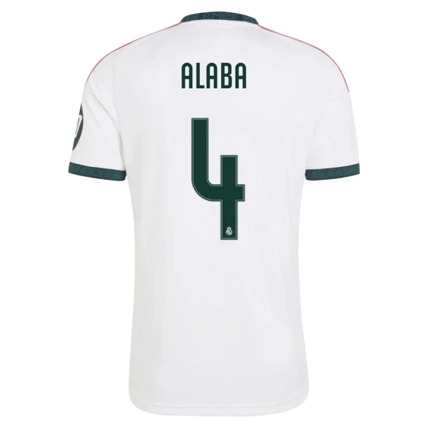 Camiseta Real Madrid Alaba 4 Hombre Primera 26/27 Camiseta Real Madrid Alaba 4 Hombre Primera 26/27