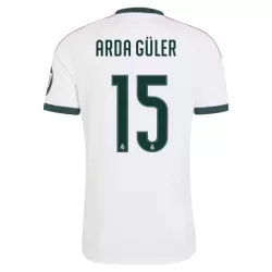 Camiseta Real Madrid Arda Guler 15 Hombre Primera 26/27 Camiseta Real Madrid Arda Guler 15 Hombre Primera 26/27
