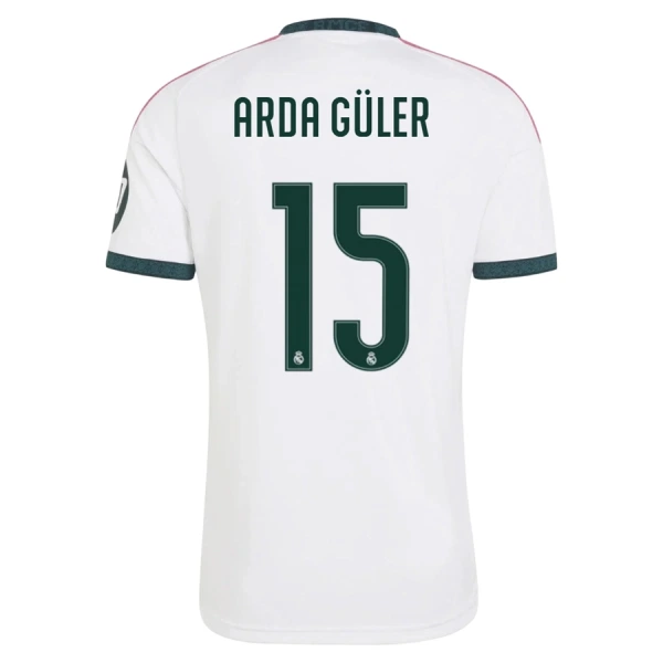 Camiseta Real Madrid Arda Guler 15 Hombre Primera 26/27 Camiseta Real Madrid Arda Guler 15 Hombre Primera 26/27