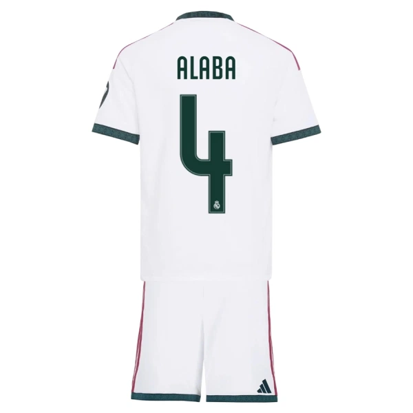 Conjunto Real Madrid Alaba 4 Niño Primera 26/27 Conjunto Real Madrid Alaba 4 Niño Primera 26/27
