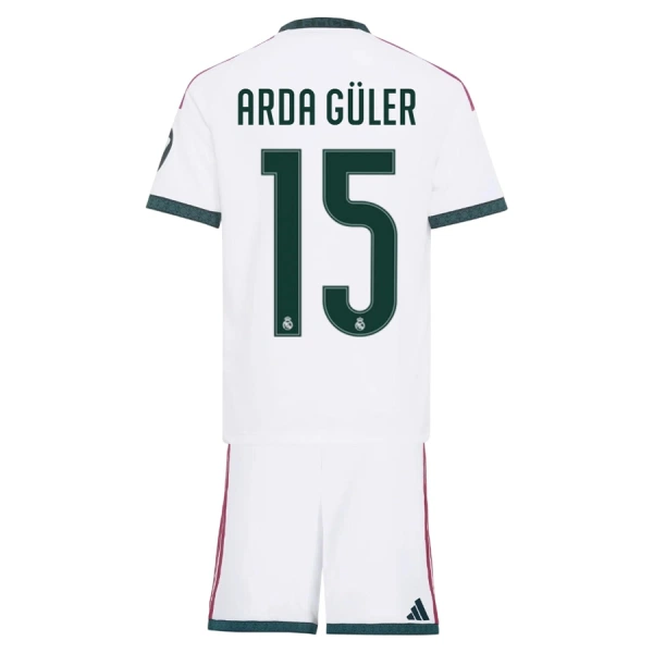 Conjunto Real Madrid Arda Guler 15 Niño Primera 26/27 Conjunto Real Madrid Arda Guler 15 Niño Primera 26/27
