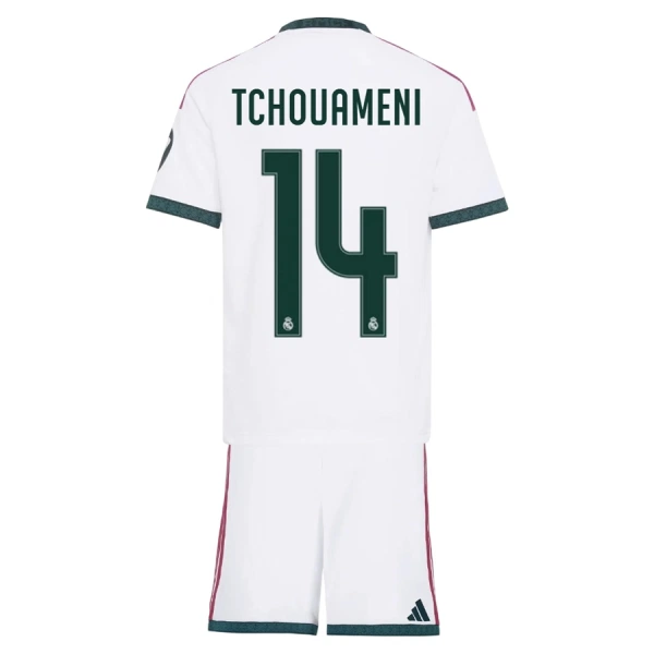 Conjunto Real Madrid Tchouameni 14 Niño Primera 26/27