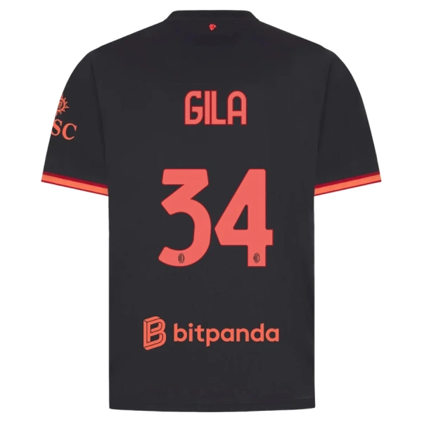 Camiseta AC Milan Gila 34 Hombre Tercera 26/27 Camiseta AC Milan Gila 34 Hombre Tercera 26/27