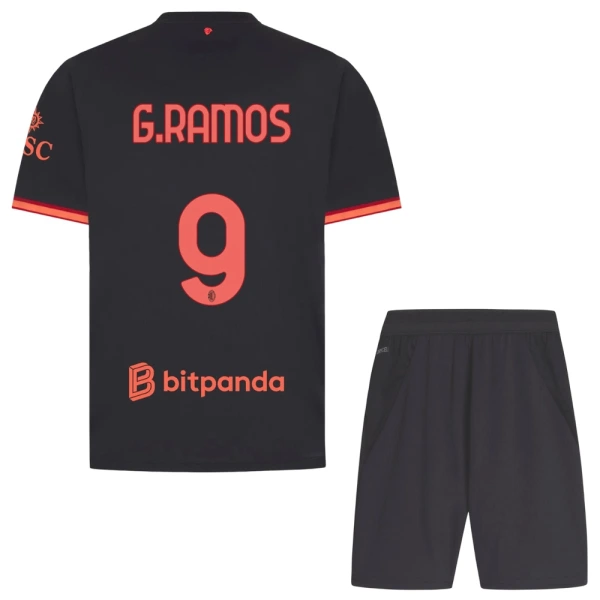 Conjunto AC Milan G. Ramos 9 Niño Tercera 26/27 Conjunto AC Milan G. Ramos 9 Niño Tercera 26/27