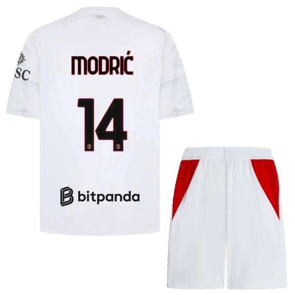 Conjunto AC Milan Modrić 14 Niño Segunda 26/27 Conjunto AC Milan Modrić 14 Niño Segunda 26/27