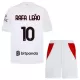 Conjunto AC Milan Rafael Leao 10 Niño Segunda 26/27 Conjunto AC Milan Rafael Leao 10 Niño Segunda 26/27