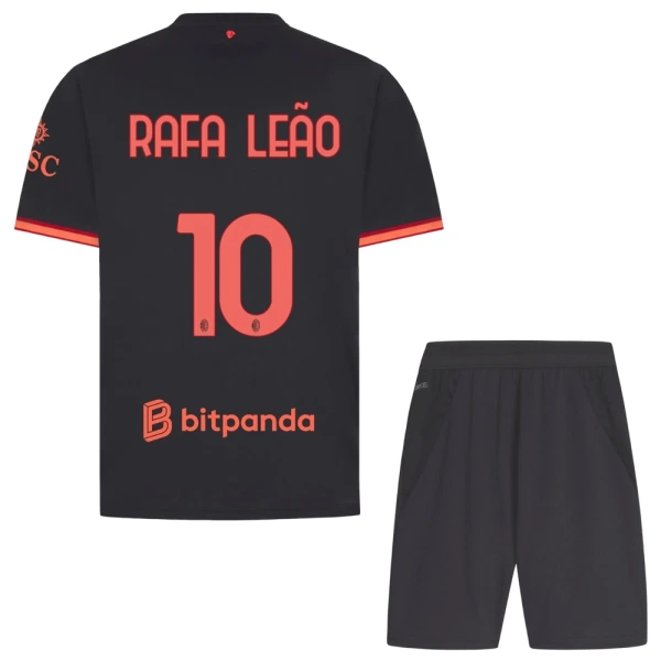 Conjunto AC Milan Rafael Leao 10 Niño Tercera 26/27