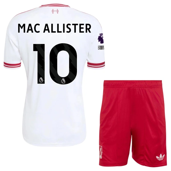 Conjunto Liverpool Mac Allister 10 Niño Segunda 26/27 Conjunto Liverpool Mac Allister 10 Niño Segunda 26/27