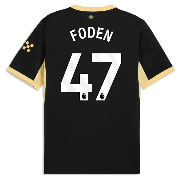 Camiseta Manchester City Foden 47 Hombre Segunda 26/27 Camiseta Manchester City Foden 47 Hombre Segunda 26/27