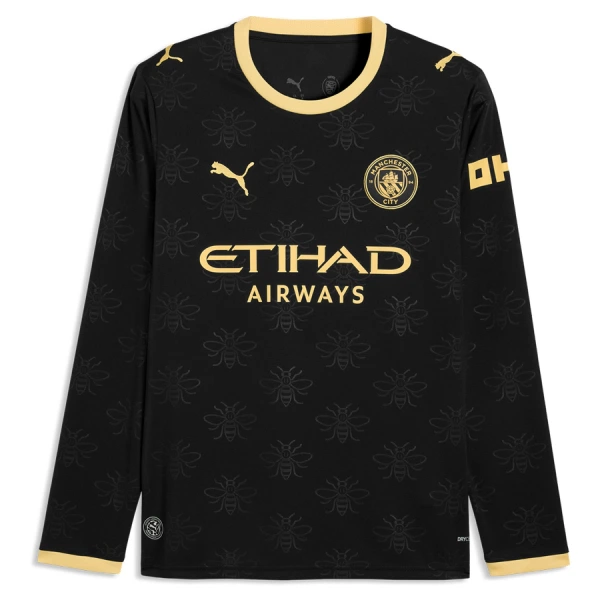Camiseta Manga Larga Manchester City Hombre Segunda 26/27 Camiseta Manga Larga Manchester City Hombre Segunda 26/27