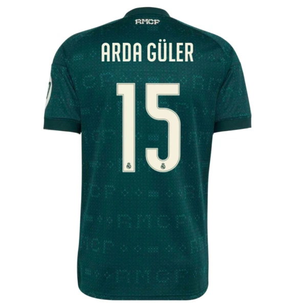Camiseta Real Madrid Arda Guler 15 Hombre Segunda 26/27 Camiseta Real Madrid Arda Guler 15 Hombre Segunda 26/27