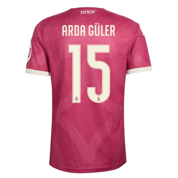 Camiseta Real Madrid Arda Guler 15 Hombre Tercera 26/27 Camiseta Real Madrid Arda Guler 15 Hombre Tercera 26/27