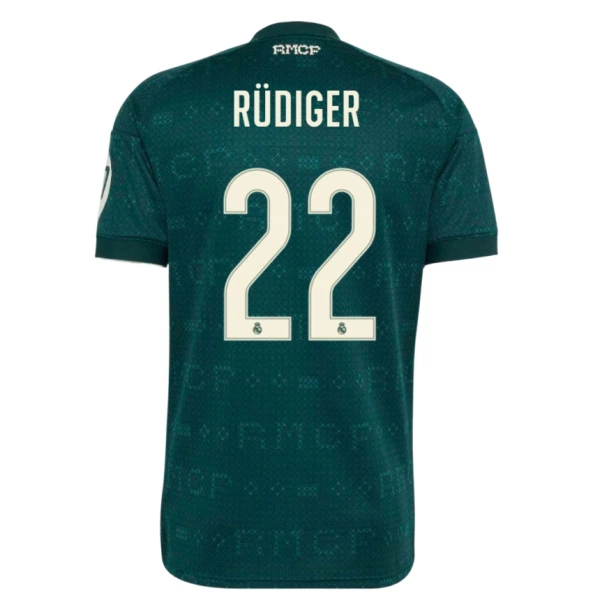 Camiseta Real Madrid Rudiger 22 Hombre Segunda 26/27 Camiseta Real Madrid Rudiger 22 Hombre Segunda 26/27
