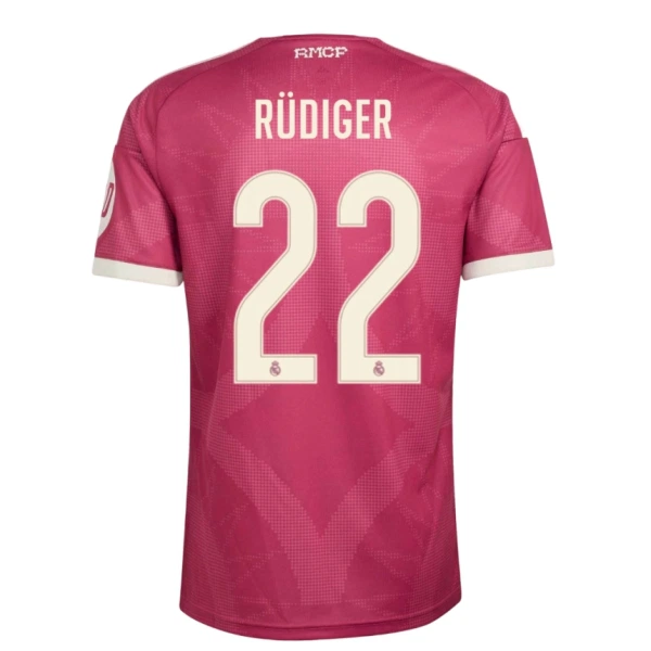 Camiseta Real Madrid Rudiger 22 Hombre Tercera 26/27 Camiseta Real Madrid Rudiger 22 Hombre Tercera 26/27