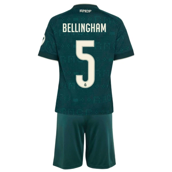 Conjunto Real Madrid Bellingham 5 Niño Segunda 26/27 Conjunto Real Madrid Bellingham 5 Niño Segunda 26/27