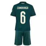 Conjunto Real Madrid Camavinga 6 Niño Segunda 26/27