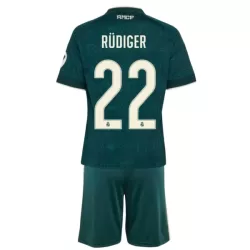 Conjunto Real Madrid Rudiger 22 Niño Segunda 26/27 Conjunto Real Madrid Rudiger 22 Niño Segunda 26/27