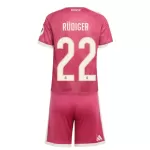 Conjunto Real Madrid Rudiger 22 Niño Tercera 26/27