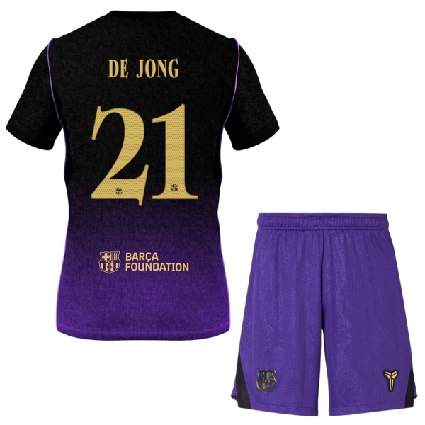 Conjunto FC Barcelona Frenkie de Jong 21 Niño Segunda 26/27 Conjunto FC Barcelona Frenkie de Jong 21 Niño Segunda 26/27