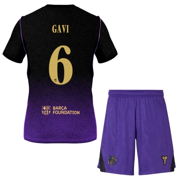 Conjunto FC Barcelona Gavi 6 Niño Segunda 26/27 Conjunto FC Barcelona Gavi 6 Niño Segunda 26/27