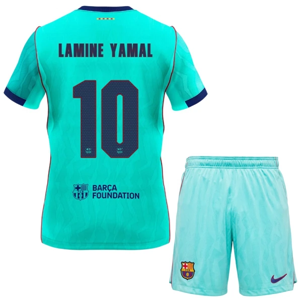 Conjunto FC Barcelona Lamine Yamal 10 Niño Tercera 26/27 Conjunto FC Barcelona Lamine Yamal 10 Niño Tercera 26/27