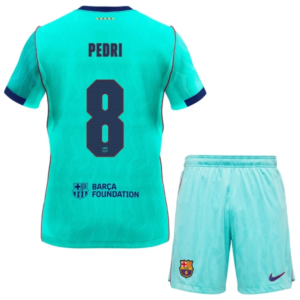 Conjunto FC Barcelona Pedri 8 Niño Tercera 26/27