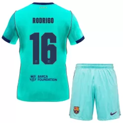 Conjunto FC Barcelona Rodrigo 16 Niño Tercera 26/27 Conjunto FC Barcelona Rodrigo 16 Niño Tercera 26/27