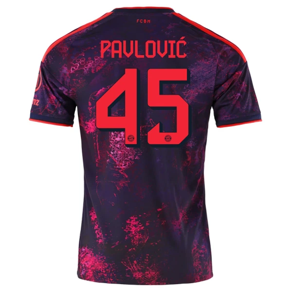 Camiseta FC Bayern de Múnich Pavlovic 45 Hombre Tercera 26/27 Camiseta FC Bayern de Múnich Pavlovic 45 Hombre Tercera 26/27